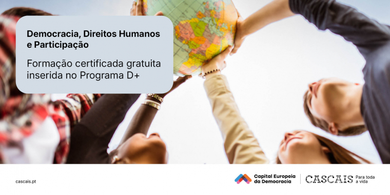 Formação certificada gratuita em Democracia, Direitos Humanos e Participação