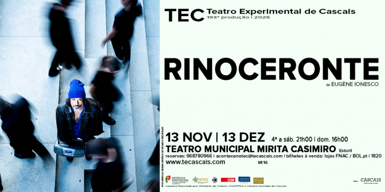 RINOCERONTE, pelo Teatro Experimental de Cascais - Ensaio Geral Solidário a favor da Refood Cascais